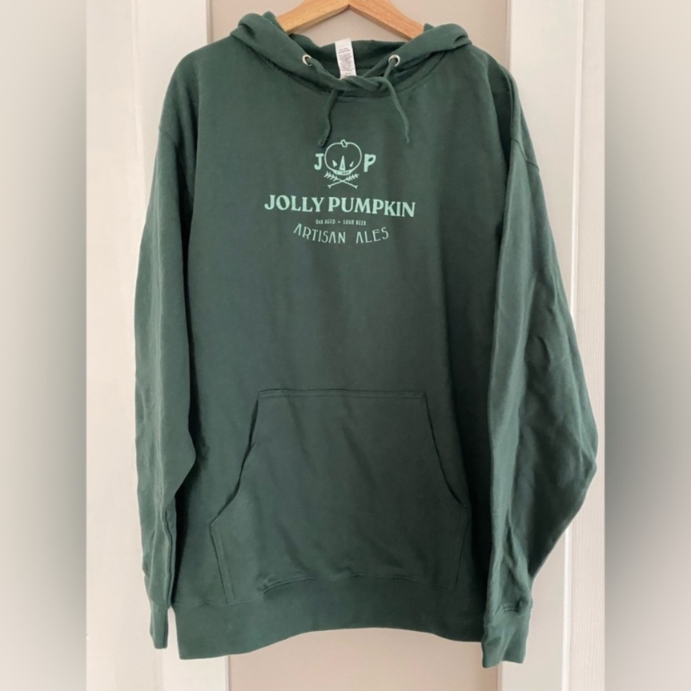 Green Hooded Sweatshirt - Men